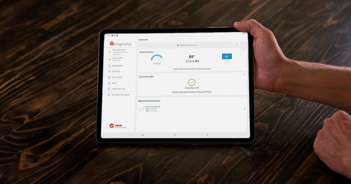 Trane Diagnostics iPad