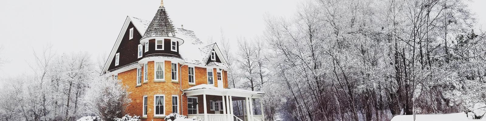 Home Exterior in Winter