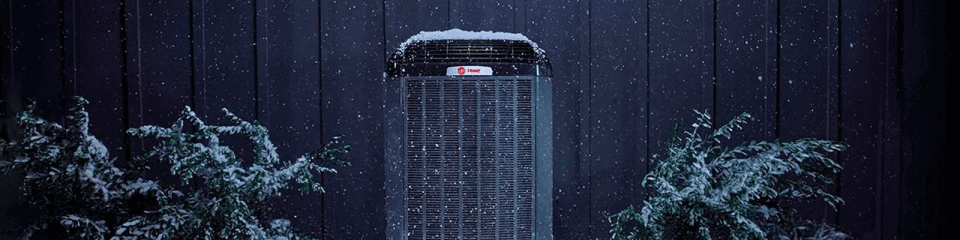 Trane Heat Pump in Winter